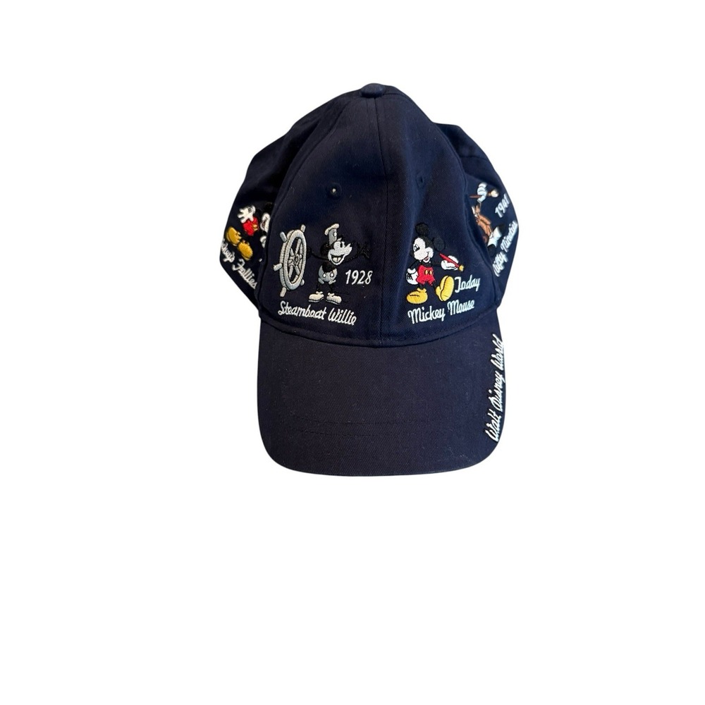 Vintage Disney Parks Disney World Mickey Mouse Though The Years Cap Hat